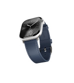 Epico Watch Strap Leather 42/44/45/49 - modrá