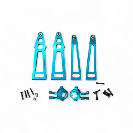 Tuningové kovové díly přední nápravy pro Monster Truck 9125 1/10