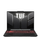 ASUS NTB TUF Gaming A16 (FA607NU-RL061), R5-7535HS, 16" 1920x1200, 16GB, 512GB SSD, Radeon+RTX 4050, No OS, Mecha Gray
