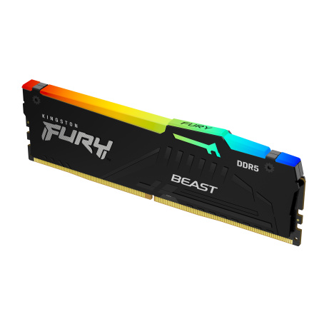 Kingston FURY Beast EXPO/DDR5/64GB/5600MHz/CL36/1x64GB/RGB/Black