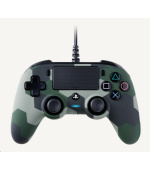 Nacon Wired Compact Controller - ovladač pro PlayStation 4 - camo green