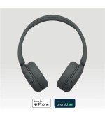 BAZAR - Sony bezdrátová sluchátka WH-CH520, EU, černá - poškozený obal