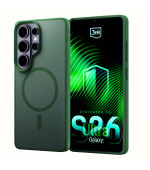 3mk ochranný kryt Smoke MagCase Green pro Samsung Galaxy S26 Ultra