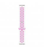 RhinoTech sportovní řemínek pro Apple Watch 42 / 44mm Bílo-fialová