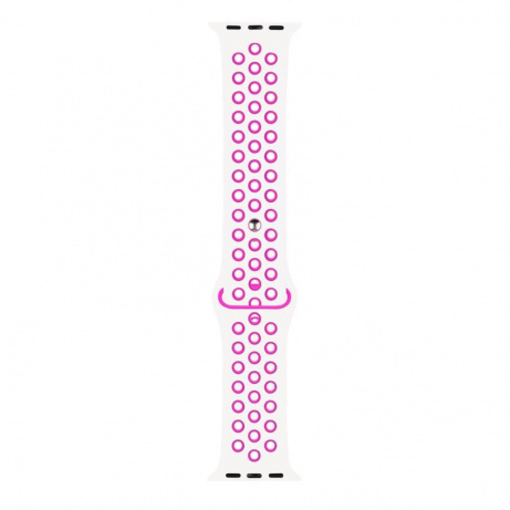 RhinoTech sportovní řemínek pro Apple Watch 42 / 44mm Bílo-fialová