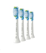 Philips HX9044/17 Sonicare C3 Premium Plaque Control, náhradní hlavice, standardní velikost, 4 kusy, nasazovací, bílá
