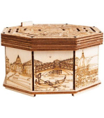 EscapeWelt Dřevěný hlavolam Secret Maze Box