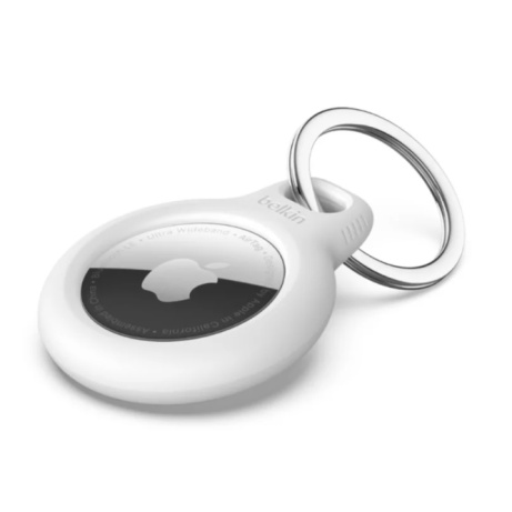 Belkin pouzdro s kroužkem na klíče pro Airtag bílé