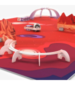 Ozobot podložka Challenge Mat: Mise na Mars