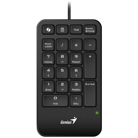 GENIUS Numerická klávesnice NumPad 125, Drátová USB-C, černá