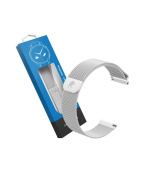 RhinoTech univerzální řemínek milánský tah Quick Release 22mm stříbrný