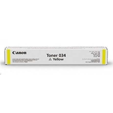 Canon TONER  034 žlutá pro iR-C1225 (7 300 str.)