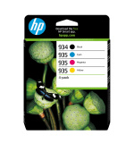 HP 934 Black/935 CMY Ink Cartridge 4-Pack (400 / 400 / 400 / 400 pages)