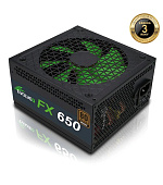 EVOLVEO FX 650, zdroj 650W ATX, 14cm, tichý, 80+ Bronze, záruka 3 roky, černý
