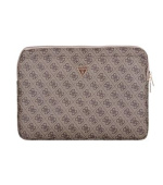 Guess PU 4G Triangle Logo Obal pro Notebook 14" Brown