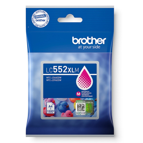 Brother LC-552XLM - inkoust purpurový XL