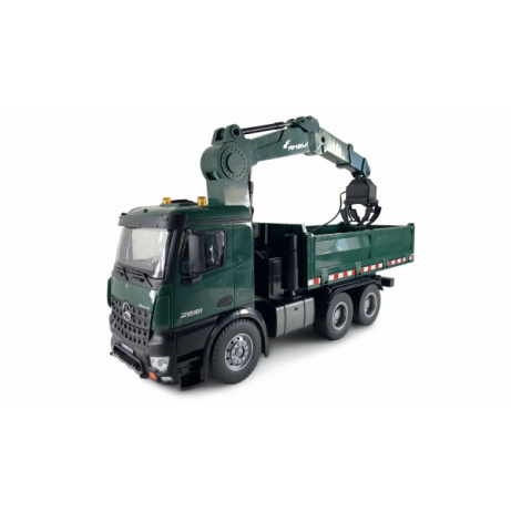 Amewi RC auto Mercedes-Benz, 2xdrapák, sklápění, LED, proporcionální RTR sada.