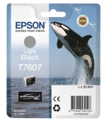 EPSON ink čer ULTRACHROME HD "Kosatka" - Light Black - T7607 (25,9 ml)