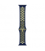 RhinoTech sportovní řemínek pro Apple Watch 38 / 40mm Modro-žlutý