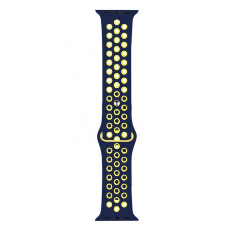 RhinoTech sportovní řemínek pro Apple Watch 38 / 40mm Modro-žlutý