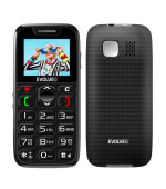 EVOLVEO EasyPhone, mobilní telefon pro seniory s nabíjecím stojánkem, černý