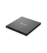 BAZAR - VERBATIM externí mechanika Slimline Blu-ray Rewriter USB 3.0 Zdarma BR Disc 25GB (CD DVD BD Mdisc) +NERO - Poško