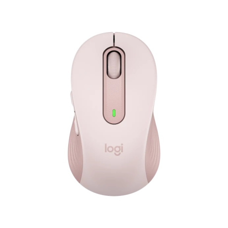 Logitech Signature M650/Kancelářská/Optická/Pro praváky/Bezdrátová USB + Bluetooth/Růžová