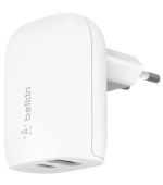 BELKIN BOOSTCHARGE 37W dual adaptér bílý