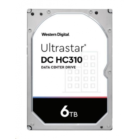 Western Digital Ultrastar® HDD 6TB (HUS726T6TALN6L4) DC HC310 3.5in 26.1MM 256MB 7200RPM SATA 4KN SE