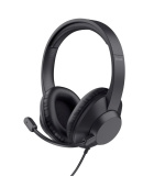 TRUST sluchátka AYDA Max, 3.5mm Jack, černá