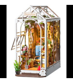 RoboTime 3D skládačka Zarážka na knihy Garden House (dřevěná)