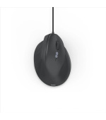Hama vertikální ergonomická kabelová myš ECM-500R, pro praváky, černá