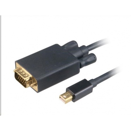 AKASA adaptér Mini DisplayPort na VGA,kabel, 1.8m
