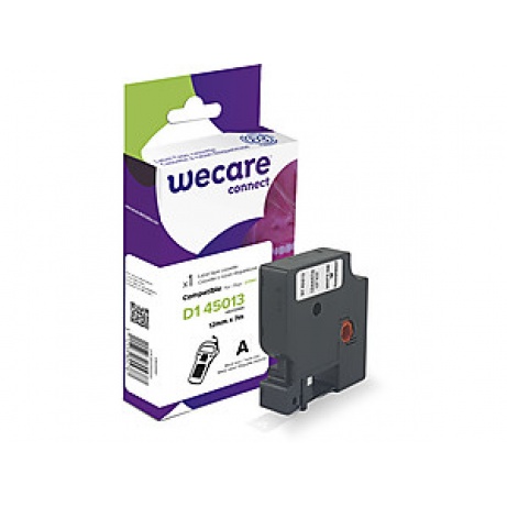 WECARE ARMOR páska kompatibilní s DYMO S0720530,White/Transparent, 12mm*7m