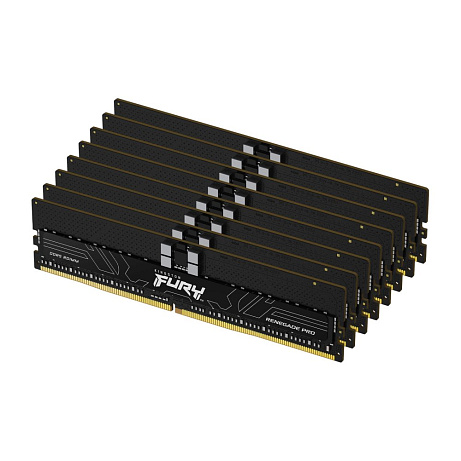 Kingston FURY Renegade Pro/DDR5/128GB/7600MHz/CL40/8x16GB/Black