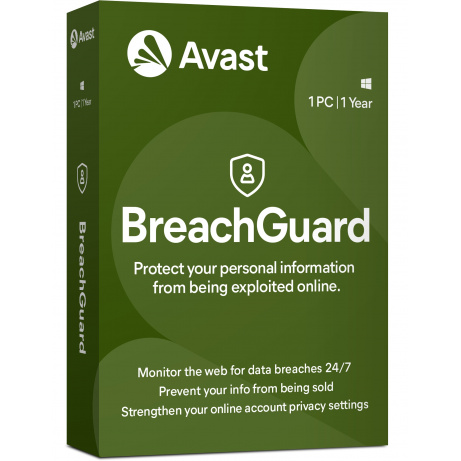 Avast BreachGuard 1 PC, 1Y