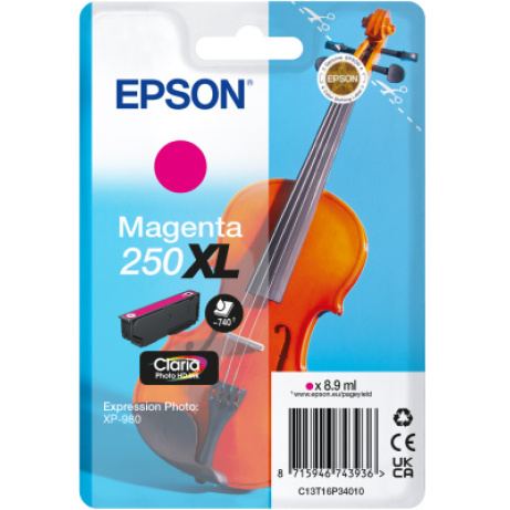 Epson Singlepack Magenta 250XL ink