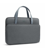 tomtoc Premium Briefcase – 14" MacBook Pro (2021), šedá