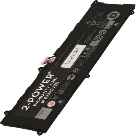 2-POWER Baterie 7,4V 5050mAh pro Dell Venue 11 Pro (7140)