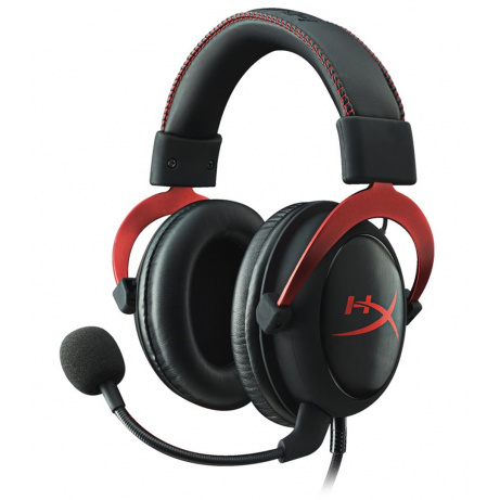HP HyperX Cloud II - Pro herní headset červený