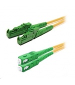 Duplexní patch kabel SM 9/125, OS2, E2000(APC)-SC(APC), LS0H, 2m