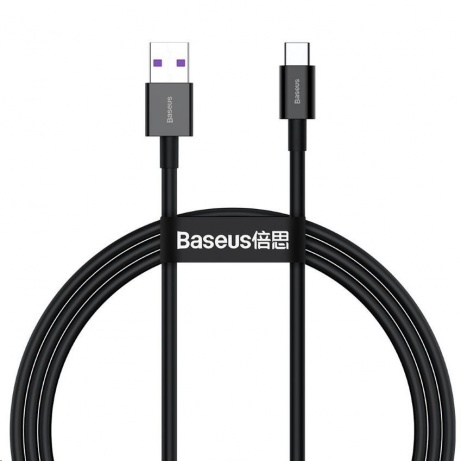 Baseus Superior Series rychlonabíjecí kabel USB/Type-C 66W 1m černá