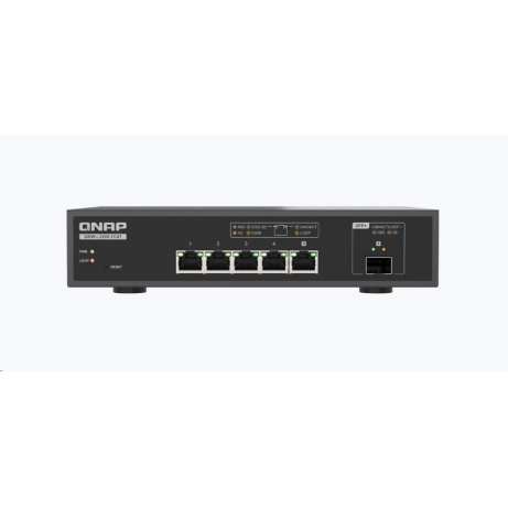 QNAP switch QSW-L3205-1C4T (4x10GbE,1x10GbE/SFP+combo,fanless)
