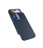 Epico Mag+ kožený kryt iPhone 16 Plus - modrá