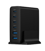 Gembird Universal charger 75W 2x USB-A, 4x USB-C