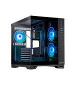BAZAR - CHIEFTEC skříň VISIO, ATX, 1x USB-C 3.2, 2x USB 3.0, 6x 120mm ARGB Fan, černá, poškozený obal