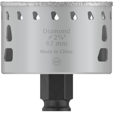 Bosch děrovka PRO Tile PC Plus, 67 mm, HS