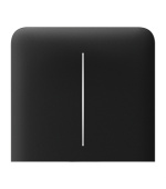 Ajax  SideButton (2-gang) vertical - Boční dvou tlačítko, vertikální instalace, černá