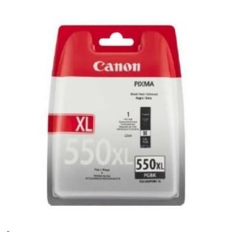 Canon CARTRIDGE PGI-550XL PGBK pigmentová černá pro PIXMA iP7250, iP8750, iX6850, MG5450, MG5x50, MG565x (500 str.)