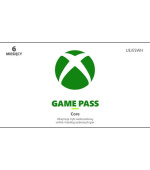 Xbox Game Pass Core – 6 - měsíční členství